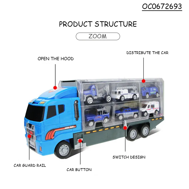 Wholesale Diecast Models Truck Toy Baby Car Set for Kids