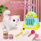 Wholesale Animal Pretend Play Long Tail Cute Big Eyed Customized Realistic Cat Soft Plush Stuffed Animal Toys