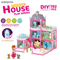 Wholesale Educational Doll House Model City Buildings Toddler Miniature Bunny Family Dollhouse Toys