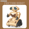 Wholesale Electric Educational Intelligent Interactive Plastic Dancing Electric Singing LED Robot for Kids
