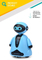 Wholesale Educational Plastic Intelligent Battery Operated Inductive Small Security Robot for Kids