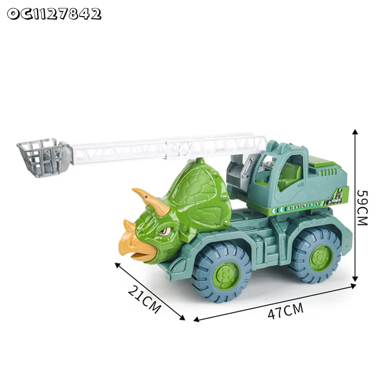 Wholesale Miniature Educational Dinosaur Friction Children's Toy Trucks
