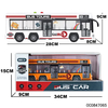Wholesale Children Friction Miniature Bus Baby Car Toy Model with Sound Light