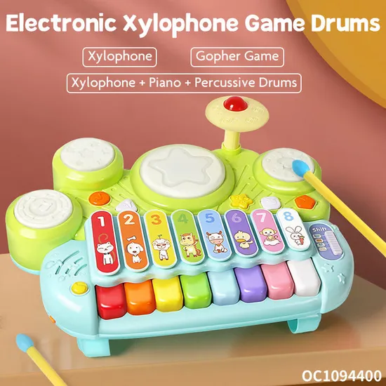 Wholesale Children Electronic Learning Toys Music Instrument Keyboard Piano Kids Education Drums Toy for Sale