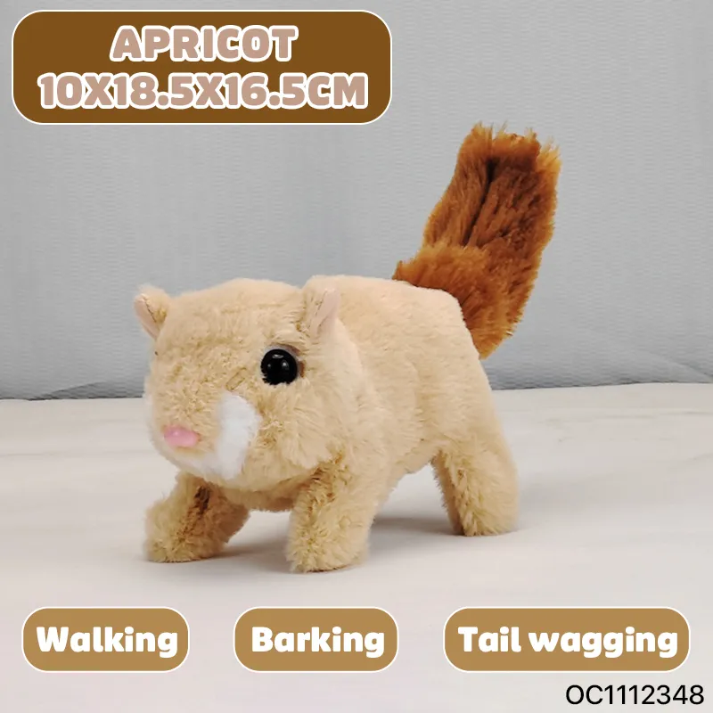 Wholesale Educational Plush Electric Walking Plastic Animal Plush Custom Stuffed Plush Doll Toy