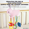 Wholesale Stuffed Doll Rabbit Cute Fabric Pull Hanging Baby Plush Sensory Activity Toy
