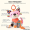 Wholesale Custom Sensory Animal Plush Hanging Baby Bunny Cat Soft Cognitive Sleeping Toy Stuffed Doll