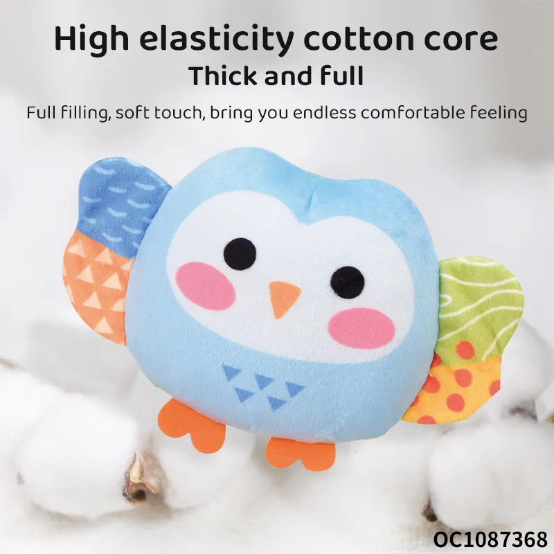 Wholesale Children Stuffed Sensory Sleeping Soft Owl Plush Baby Mobile Toys