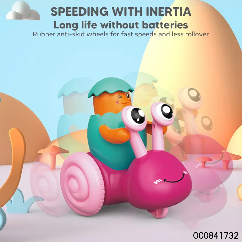 Wholesale Children Baby Educational Plastic Press and Go Animal Cartoon Car Toy for Sale
