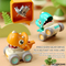 Wholesale Educational Soft Plastic Animals Car Dinosaur Truck Race Cars Press and Go Wheeled Gift Toys