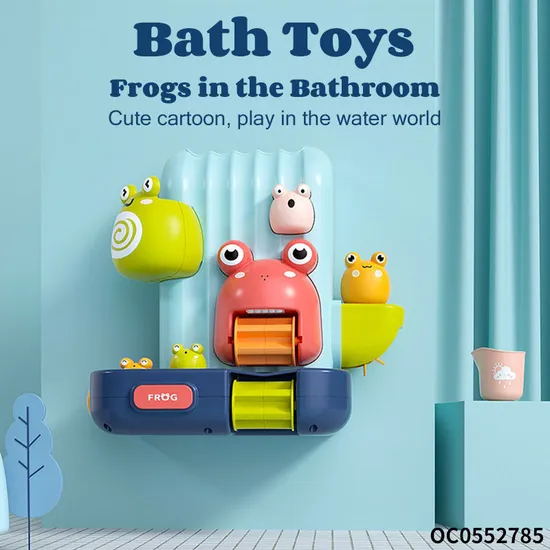Wholesale Bathroom Cartoon Animal Baby Shower Games Water Bath Toys for Kids