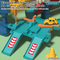Dinosaur King Game DIY Assembling Rail Toy Car Parking Garage Toy with Mini Alloy Car