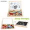 2in1 Drawing Board Custom Brain Games Animal Jigsaw Puzzle Wooden Toys for Kids