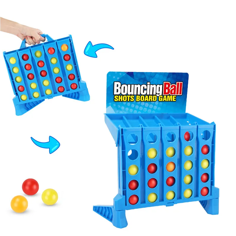 Wholesale Classic Kids Educational Bouncing Ball Shot Custom Children's Table Chess Board Game