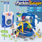 2in1 Trolley Suitcase Electronic Parking Lot Luxury Play Set Car Toys with Mini Alloy Diecast Car Model