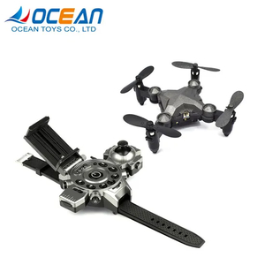 Wholesale Mini Watch Foldable Quadcopter Flying Drone Toy with Camera