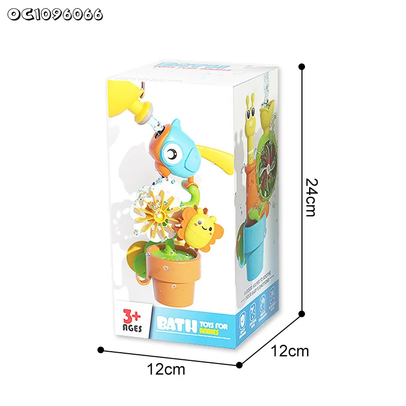 Wholesale Summer Water Play Equipments Kids Bathroom Spray Water Animal Bath Toys