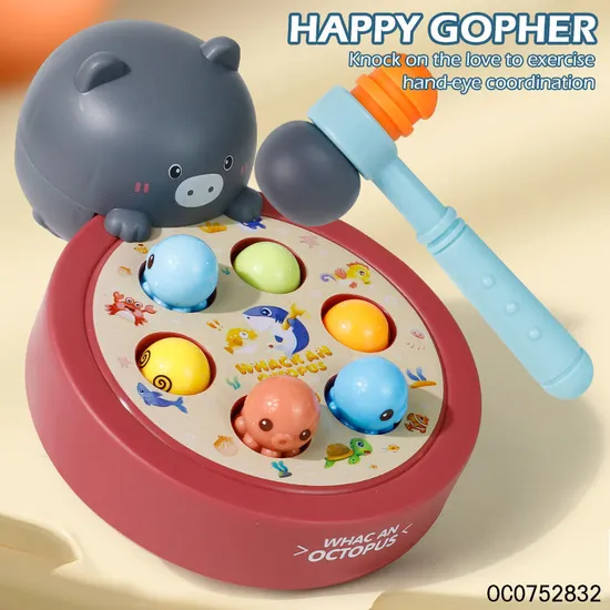 Wholesale Interactive Kids Family Children Baby Whack a Mole Electronic Board Game