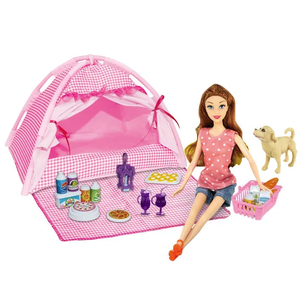 Wholesale Indoor Family Child Baby Doll Sets Kids Play Tent