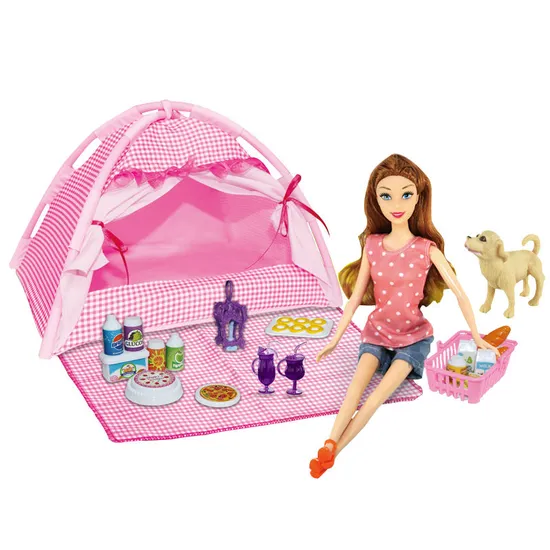 Wholesale Indoor Family Child Baby Doll Sets Kids Play Tent