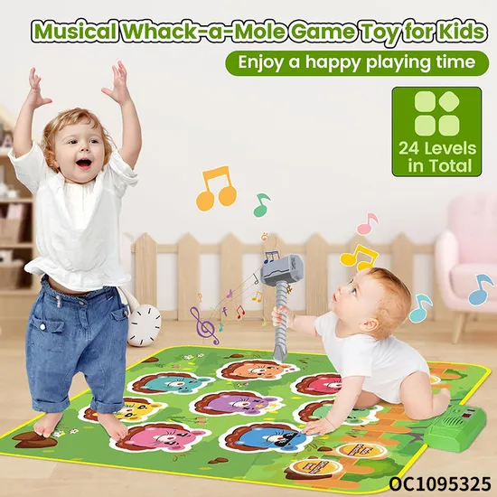 Wholesale Interactive Classic Electric Whack a Mole Game 2 Players Plastic Baby Family Board Game