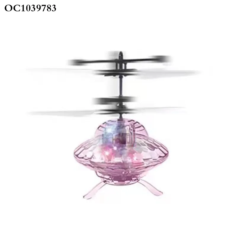 Wholesale Mini Children Controlled Hand Flying Light up Drone Toy for Children