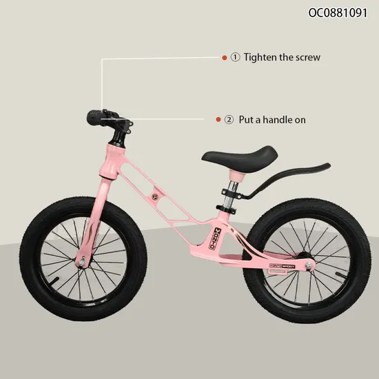 Wholesale Pink Alloy Children Kids Balance Bike Bicycle Ride on Car