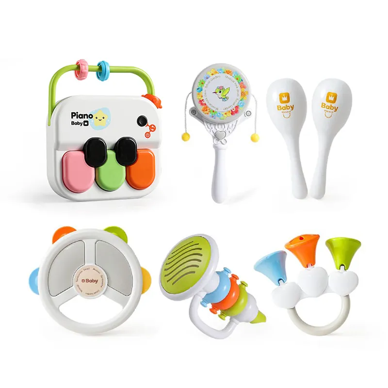 Plastic Electric Simulation Driving Plastic Baby Steering Wheel Board Montessori Board Game Toys