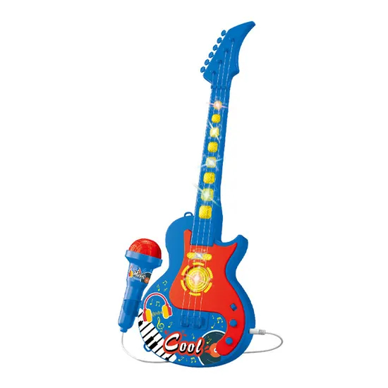 Wholesale Interactive Sensory Popular Musical Instruments Children Kids Electric Guitar Toys