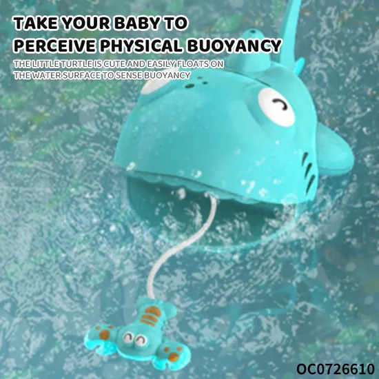 Wholesale Montessori Children Interactive Summer Educational Gamesanimal Swimming Plastic Baby Bath Toy for Baby