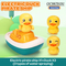 Wholesale Battery Animal Powered Summer Pool Water Spray Game Duck Bath Toys Plastic Bath Duck for Kids