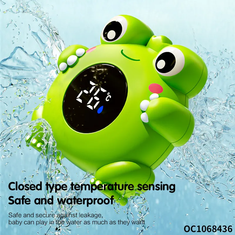 Wholesale Battery Operated Water Bathtub Friendly Baby Products Bath Floating Cartoon Frog Toy