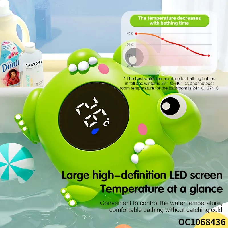 Wholesale Battery Operated Water Bathtub Friendly Baby Products Bath Floating Cartoon Frog Toy