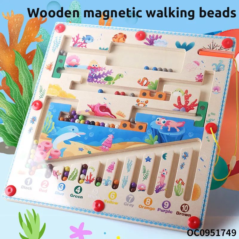 Children Educational New Wooden Brain Teaser Puzzle Toys Jigsaw Puzzle Toy for Kids