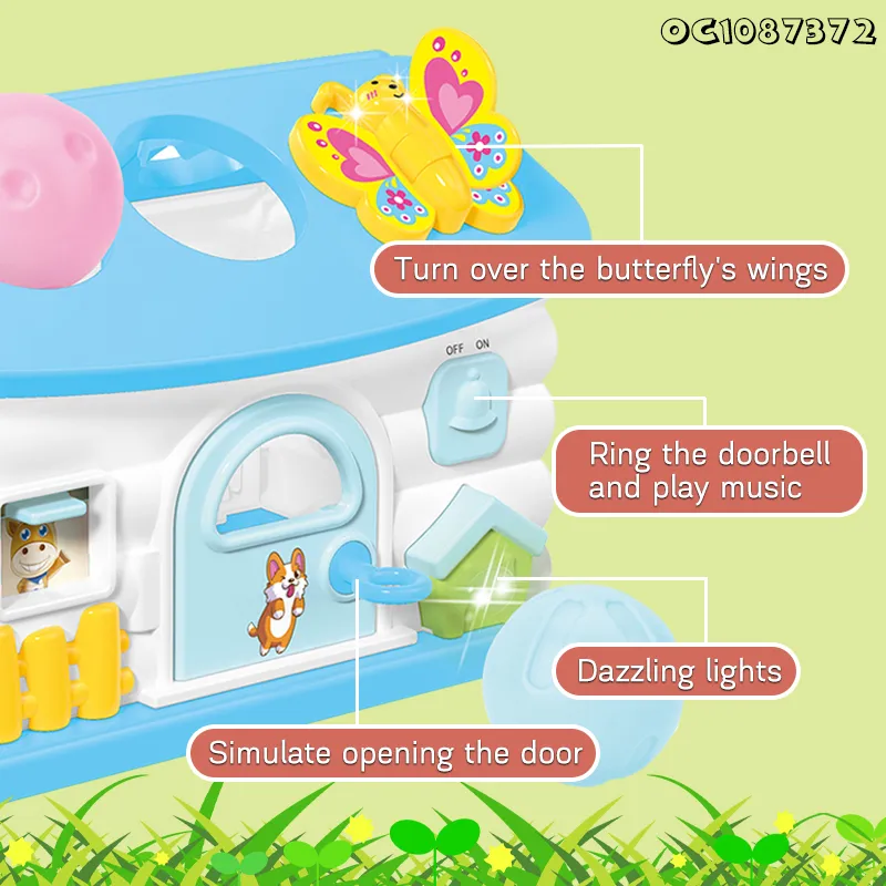 Wholesale Whack a Mole Game Kids Educational Cube Montessori Baby Board Game Toy