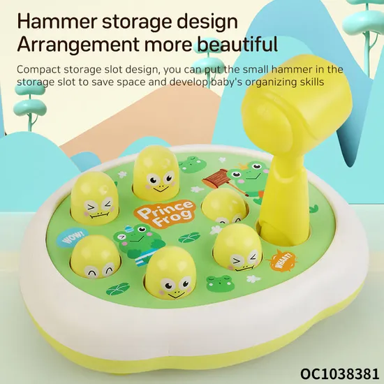 Wholesale Intelligence Child Interaction Training Plastic Whack a Mole Funny Electronic Board Games for Babies