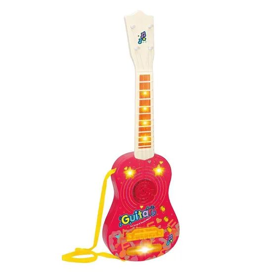 Wholesale Children Music Sensory Musical Instruments Electric Guitar for Kids with Lights Music