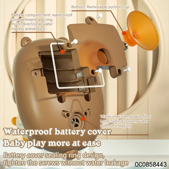 Wholesale Spray Animal Bathroom Baby Bath Cartoon Water Games Toy for Children