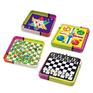 Wholesale Family Funny 4 In1 Educational Chess Board Magnetic Chess Board Games for Kids