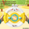 Cartoon Interesting Children Educational Rabbit Driving Car Plastic Musical Baby Steering Wheel Toy for Kids