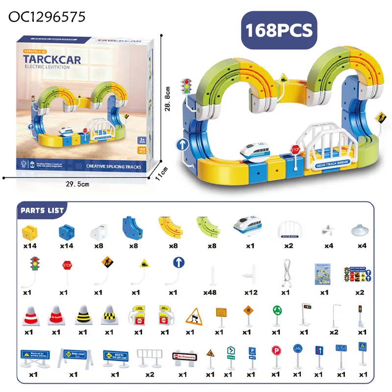 Children Game Adventure Toy Battery Operated Rail Car Toys Magnetic Hot Kids DIY Assembly Magic Track Car Toy for Baby Wholesale