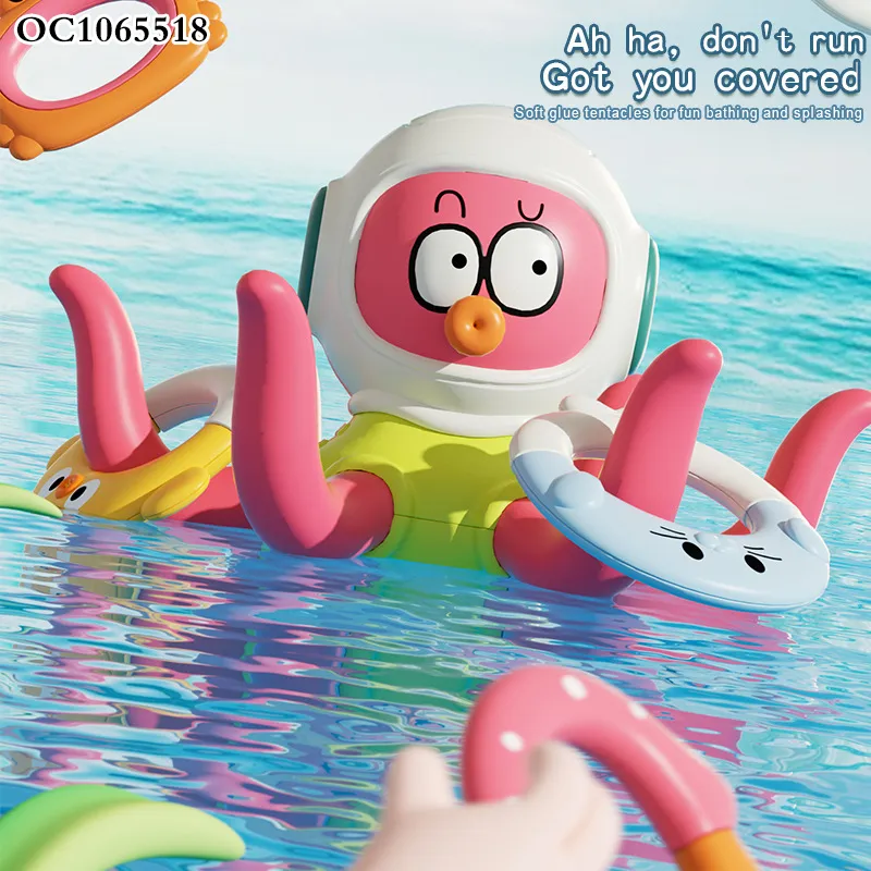 Wholesale Baby Summer Bathroom Bedroom Plastic Water Ring Game Shower Baby Bath Toy
