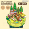 97PCS 3D Puzzle Maker DIY Jigsaw Puzzle Board Educational Personalized Kids Wooden Rotatable Song Music Box Toy Made in China
