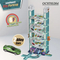 6 Floors Tracks 2PCS Alloy Cars Track Educational Parking Garage Toys