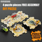 Wholesale Engineering Toy Truck Educational Indoor Construction Jigsaw Puzzle Train Race Car Track Toy Truck Toy with Slots