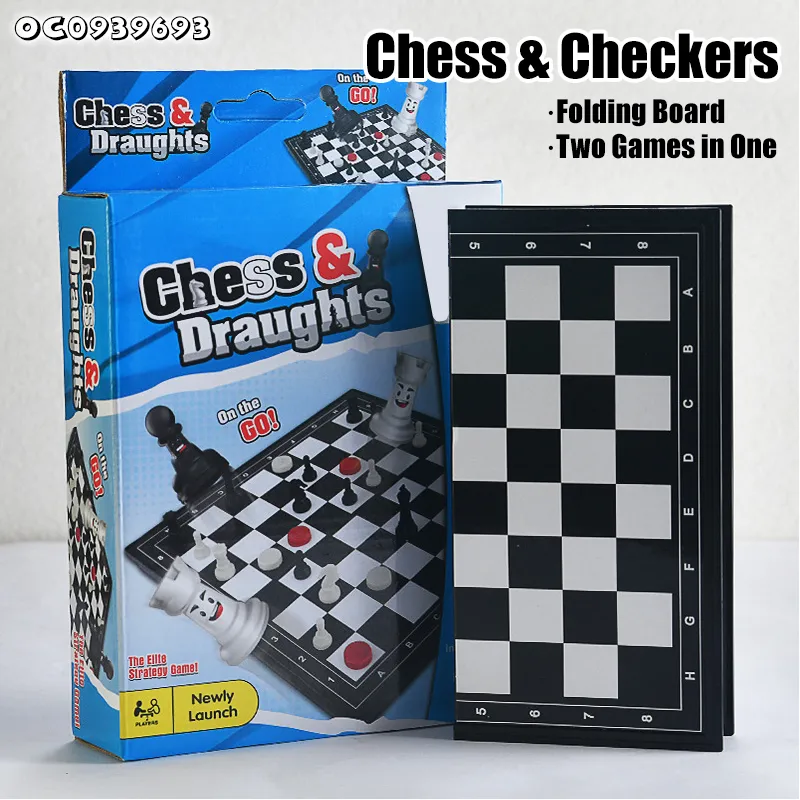 Wholesale Kids International Foldable Children's Plastic Classic Chess Board Game