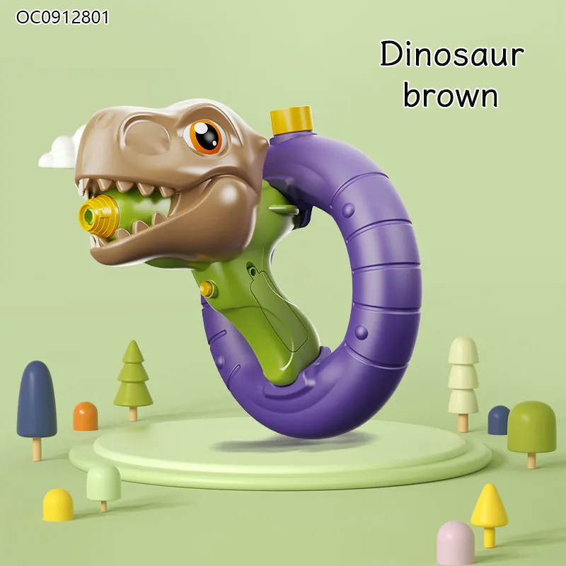Summer Game Outdoor Beach Play Dinosaur Wrist Gun Plastic Gift Automatic Large Capacity Electronic Water Guns for Children