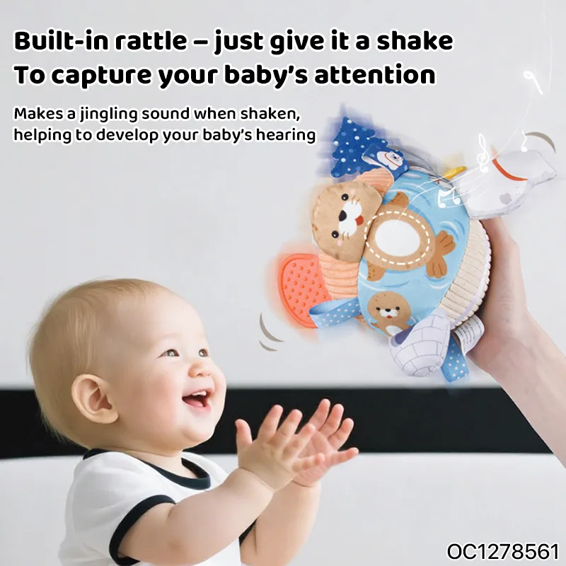 OEM Products Sensory Regulation Baby Activities Game Shaking Ball Soothing Toy Trending 2026 Soft Cube Ball