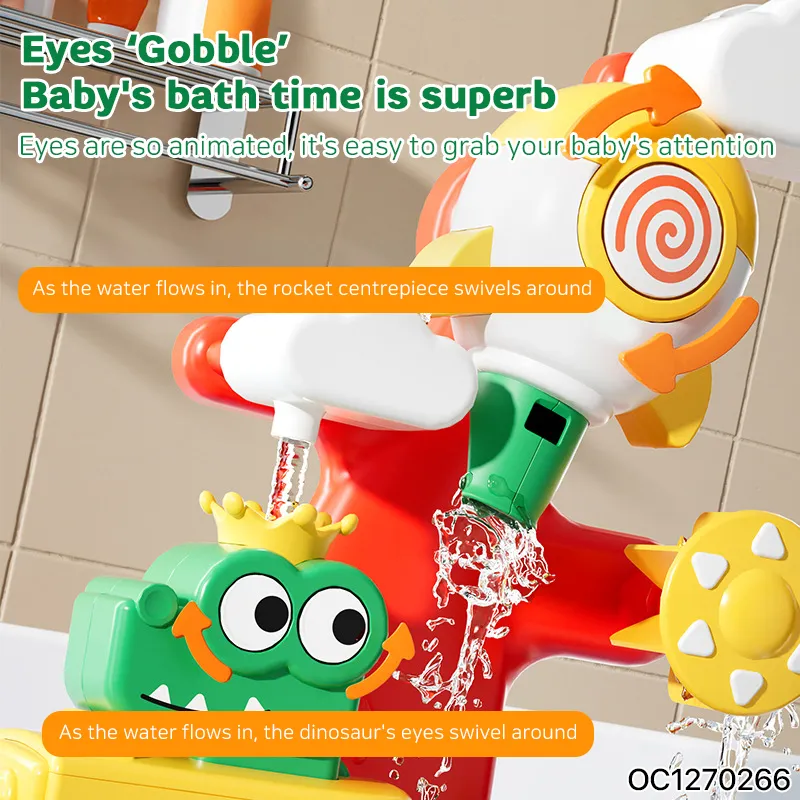 Summer Water Play Games 2026 Floating Animals Plastic Toy Shower Head Baby Bathing Toy Kids for Wholesale