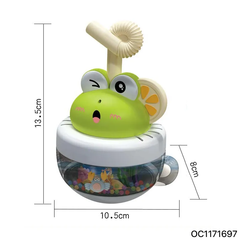 Cartoon Frog New Arrival Cheap Baby Children Bath Water Gun Shooting Game Summer Plastic Children Kids Water Gun Bath Toy